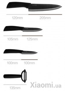 Набор ножей Xiaomi Huo Hou Nano Ceramic Knifes Set